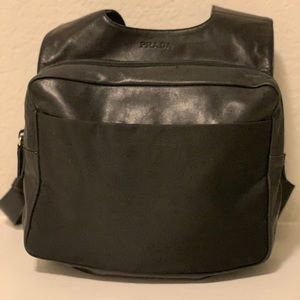 Prada backpack 90’s era- black leather